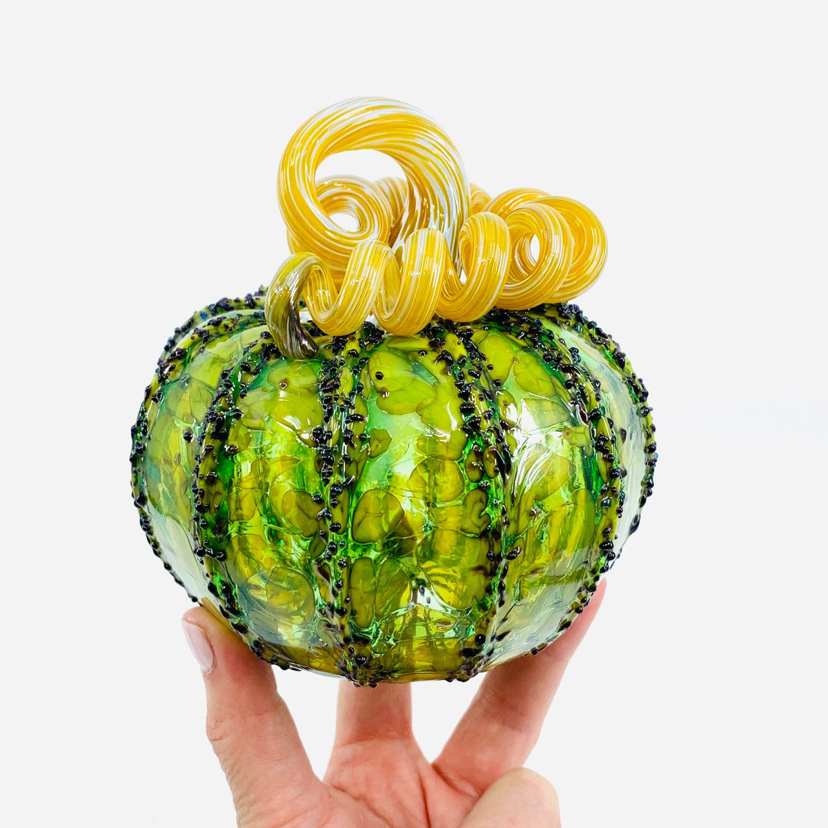 Daily Pumpkin 754 Squat Gabby Luke Adams Glass Blowing Studio 