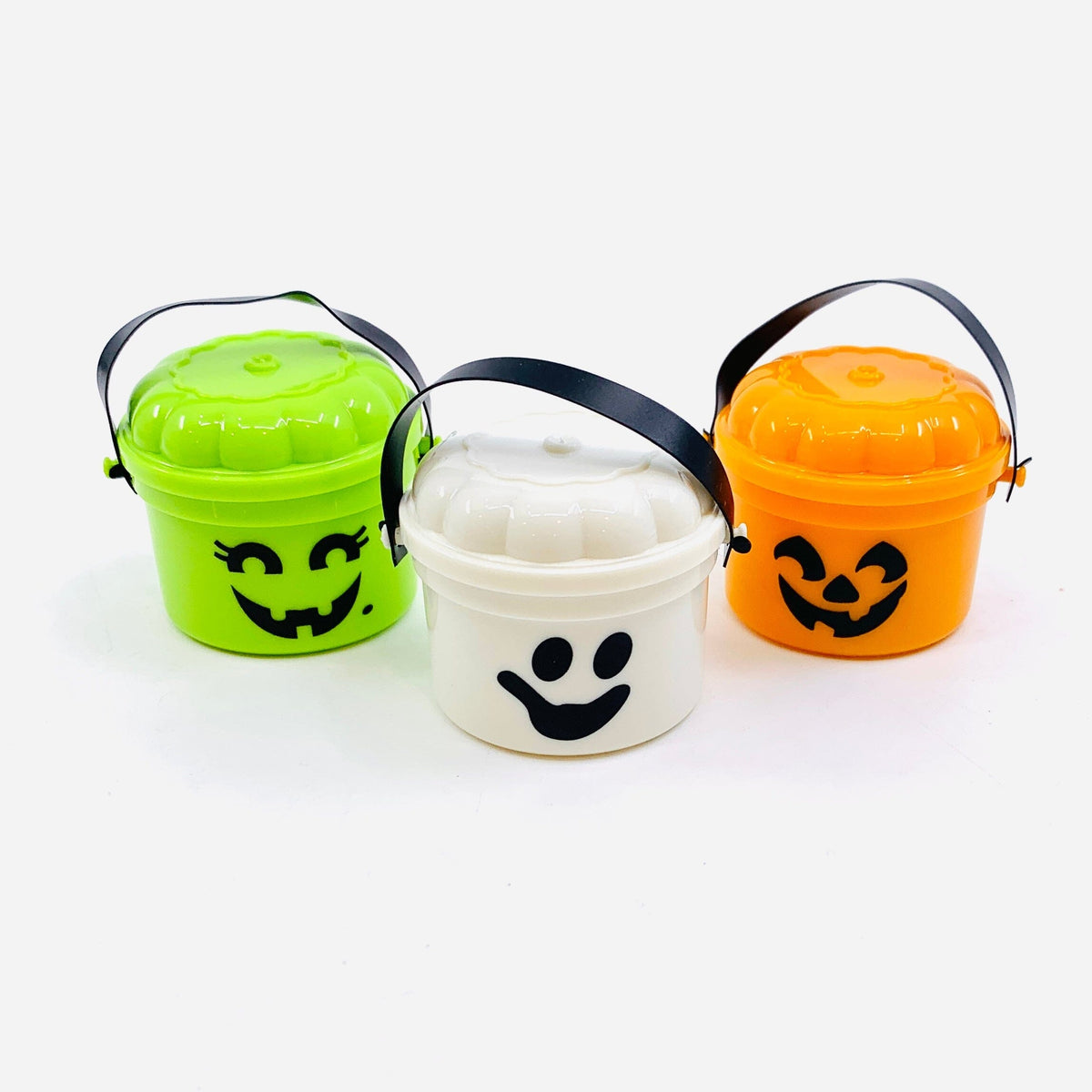 Green Witch, Miniature Throwback Trick or Treat Candy Bucket Miniature - 