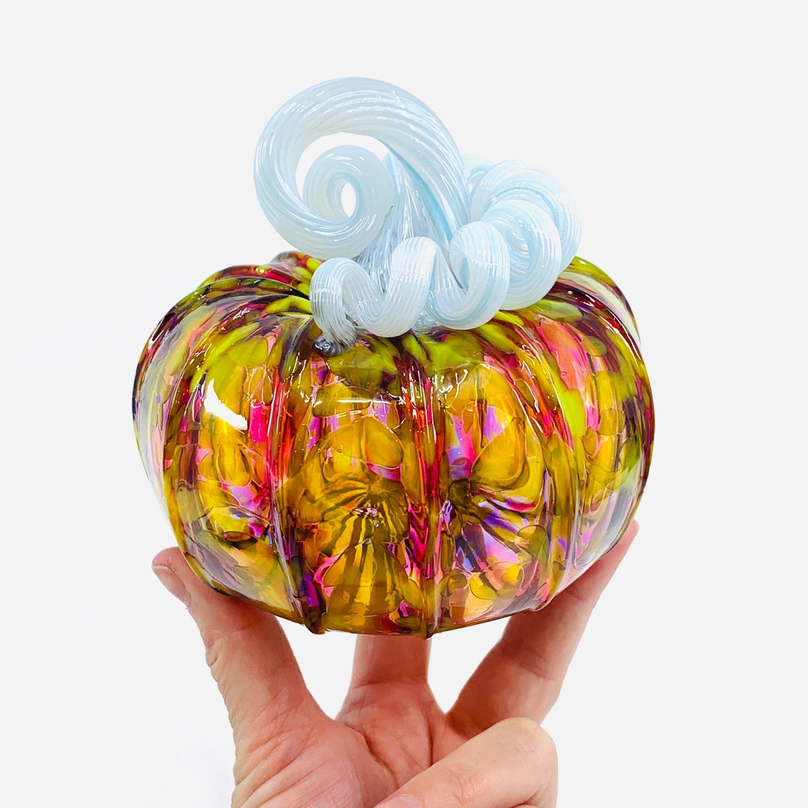 Daily Pumpkin 748 Squat Gabby Luke Adams Glass Blowing Studio 