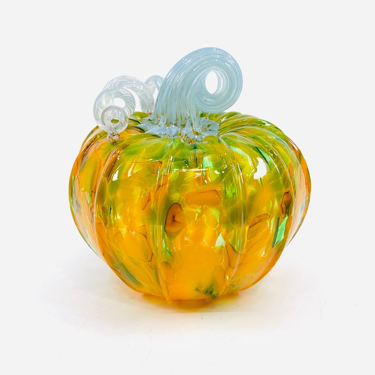 Daily Pumpkin 3106 Fall Squat Gabby Luke Adams Glass Blowing Studio 