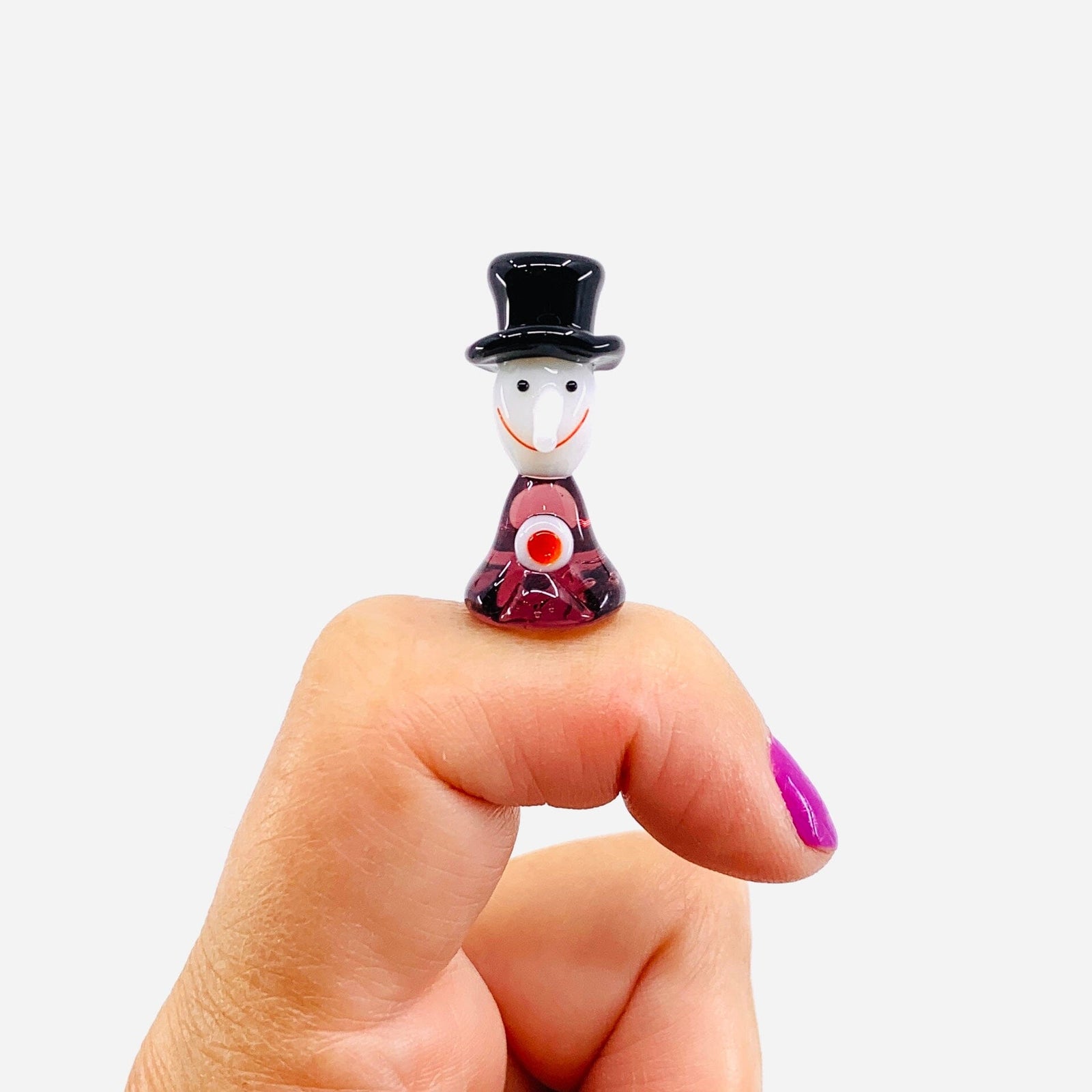 Little Glass Top Hat Friend Miniature Alex 