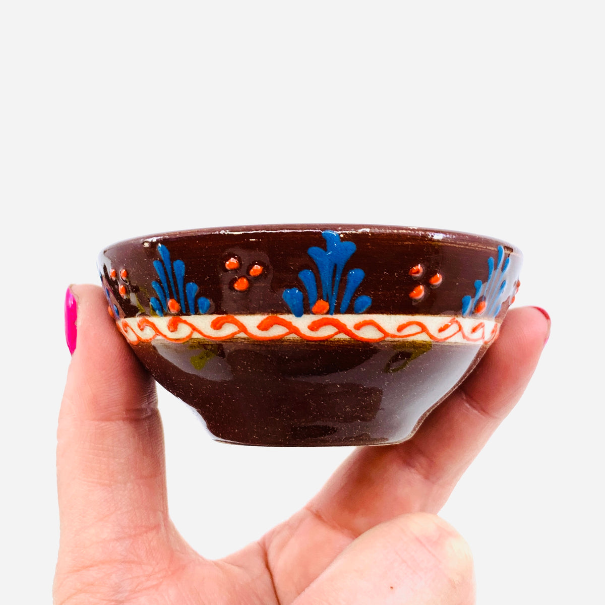 Handmade Turkish Bowl with Rooster Design 171