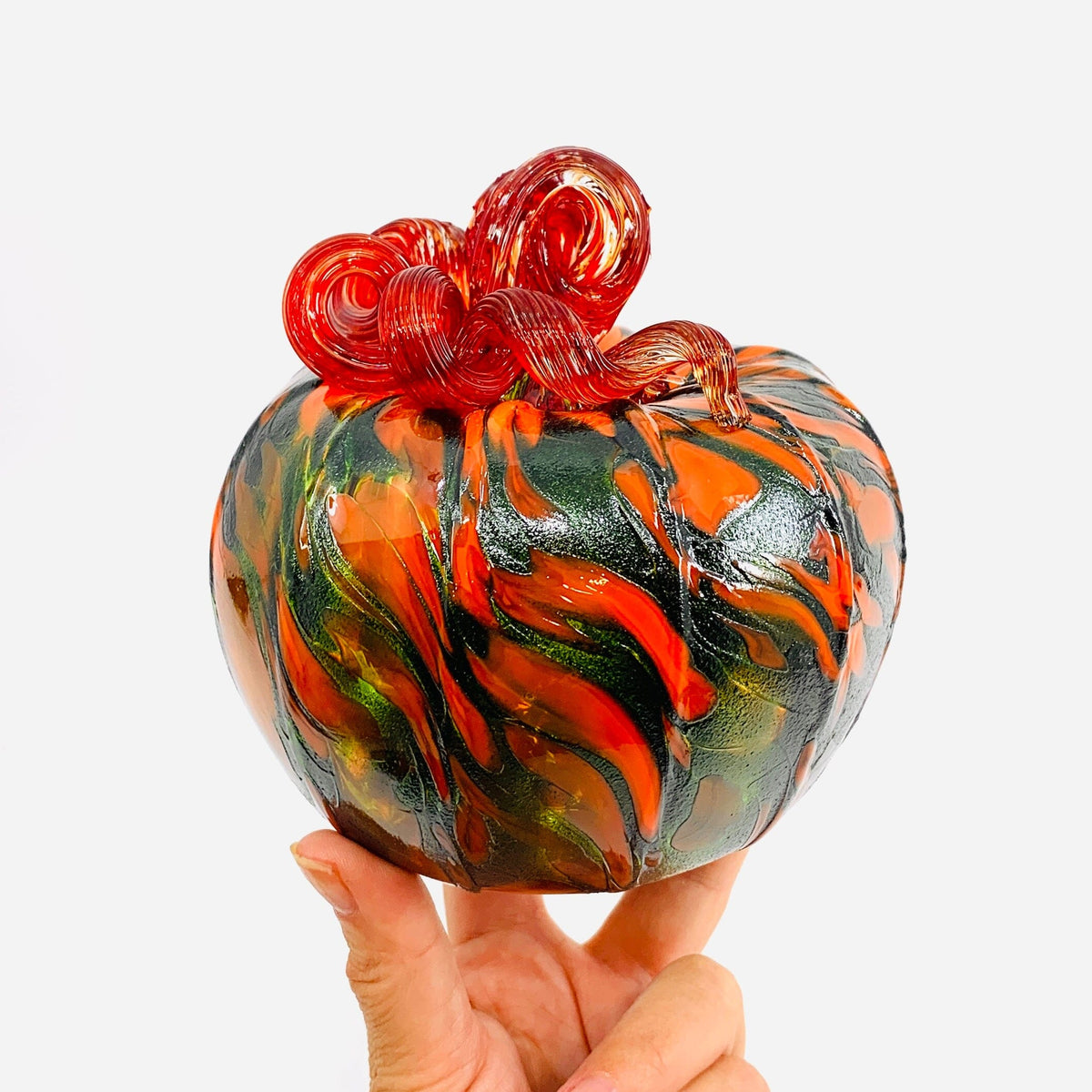 Daily Pumpkin 2790 Squat Gabby Luke Adams Glass Blowing Studio 