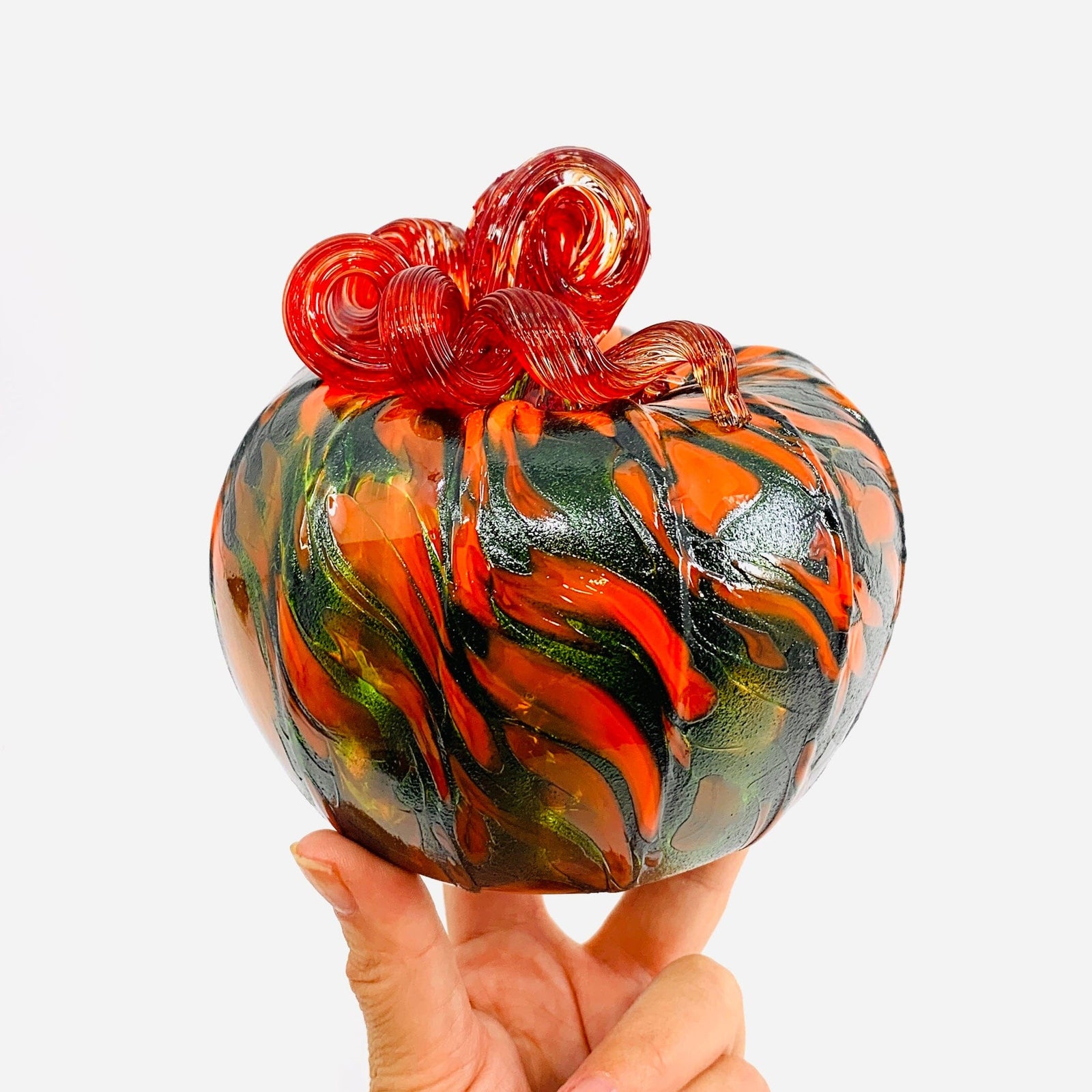 Daily Pumpkin 2790 Squat Gabby Luke Adams Glass Blowing Studio 