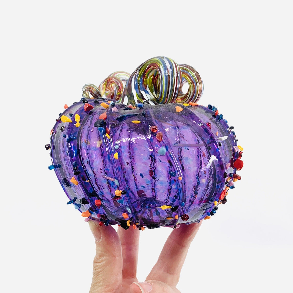 Daily Pumpkin 1560 Oops Squat Gabby Luke Adams Glass Blowing Studio 