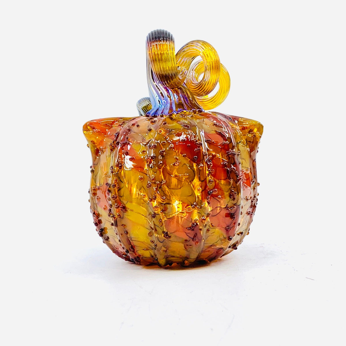 Daily Catkin 1231 Daily Pumpkin Luke Adams Glass Blowing Studio 