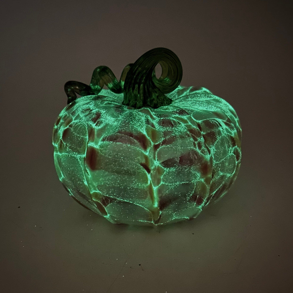 Daily Glow Pumpkin 1429 Squat Daily Pumpkin Luke Adams Glass Blowing Studio 