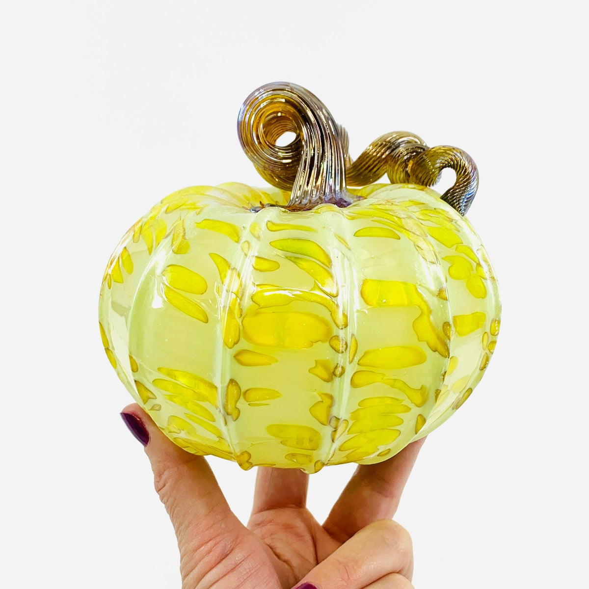 Daily Pumpkin 640 Fall Squat Daily Pumpkin Luke Adams Glass Blowing Studio 