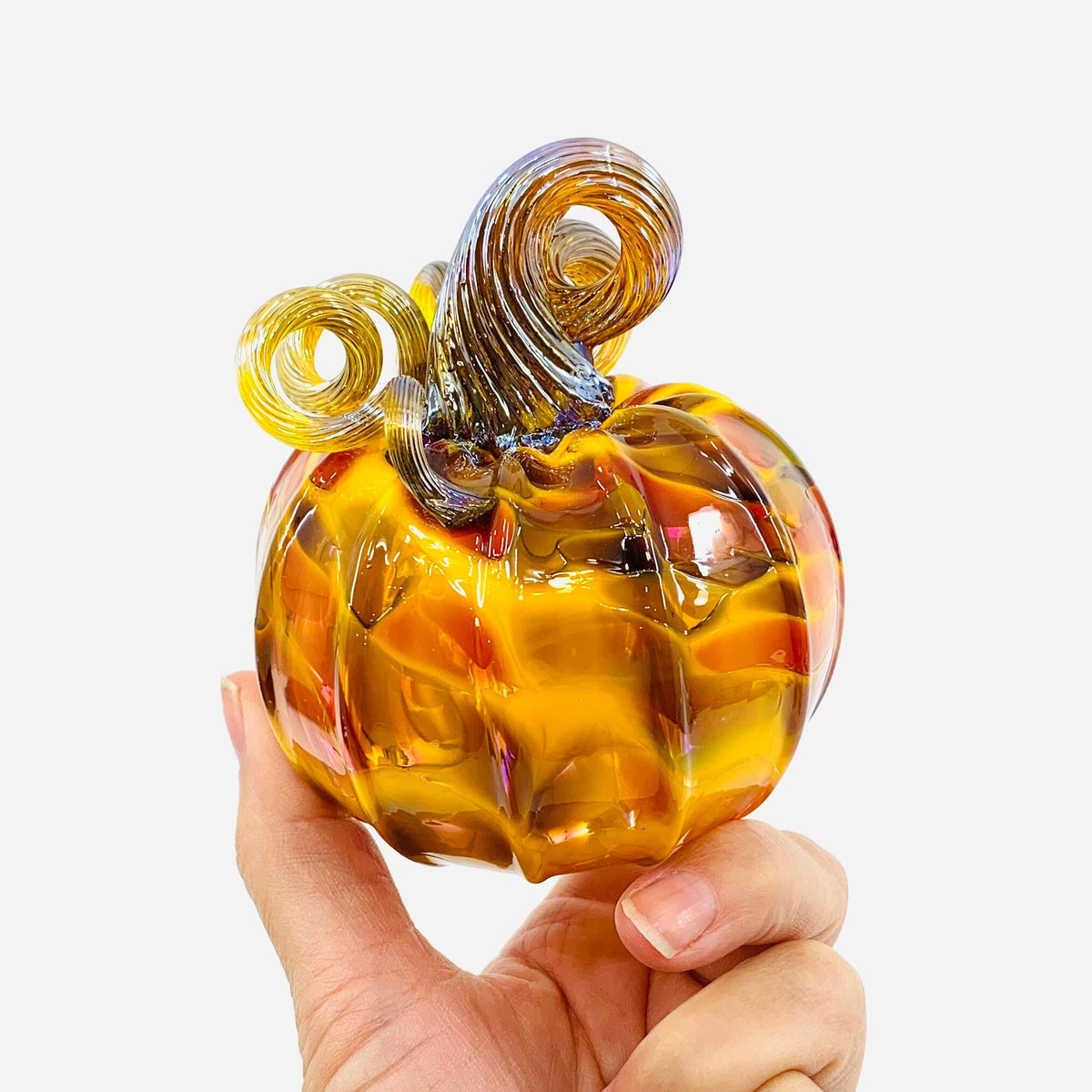 Daily Pumpkin 2896 Mini Gabby Luke Adams Glass Blowing Studio 
