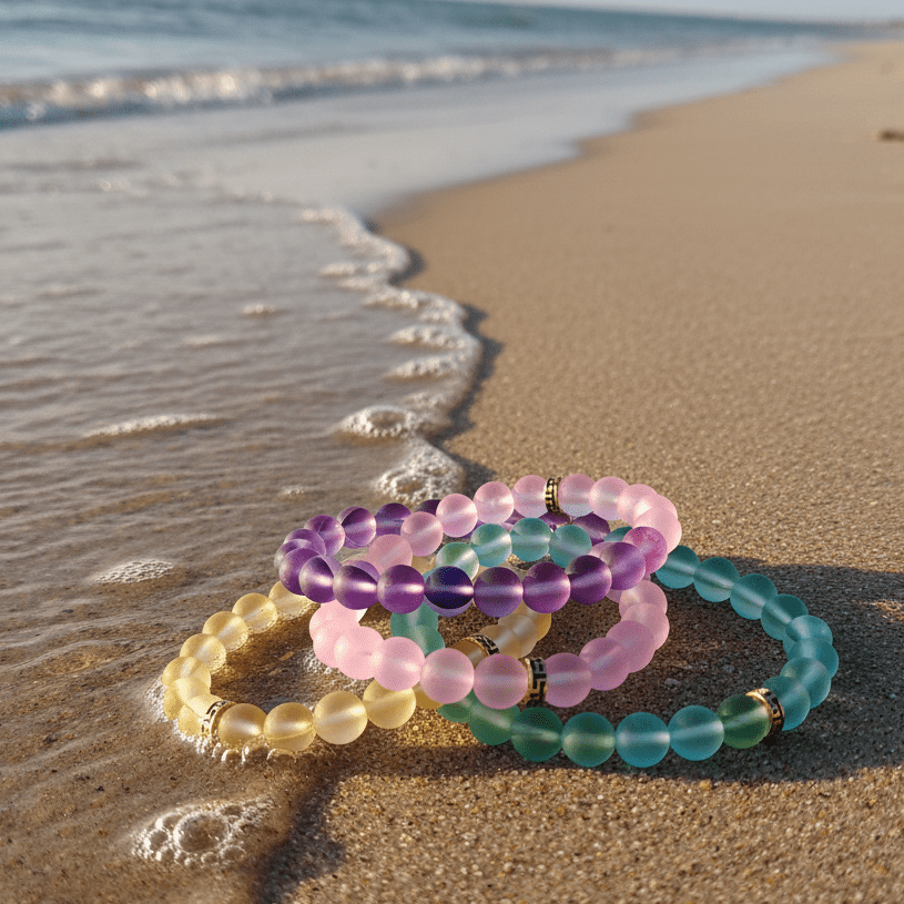 Mermaid Glass Bead Bracelets Jewelry - 