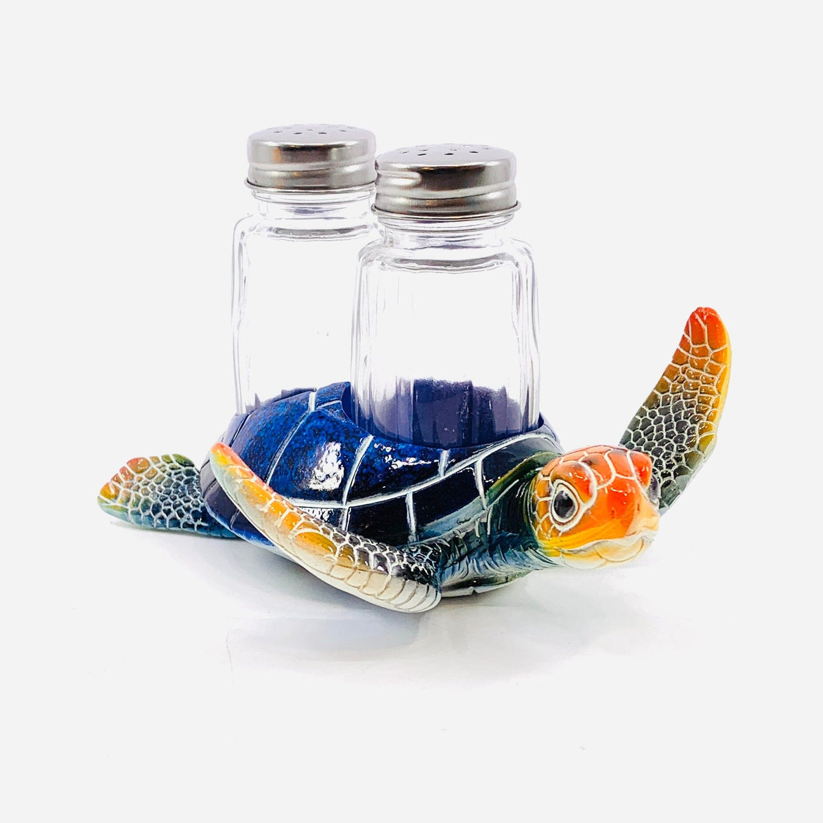 Blue Sea Turtle Salt and Pepper Shaker Chesapeake Bay 