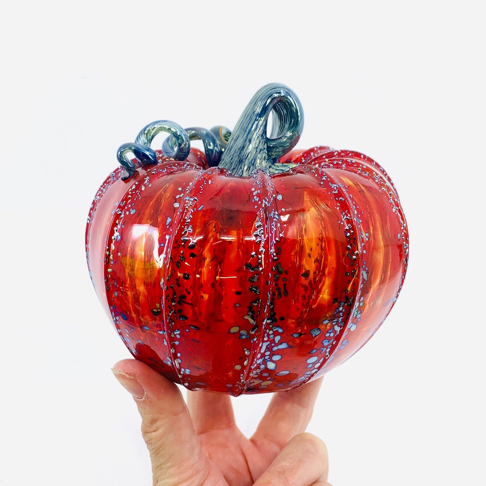 Daily Pumpkin 1466 Squat Gabby Luke Adams Glass Blowing Studio 