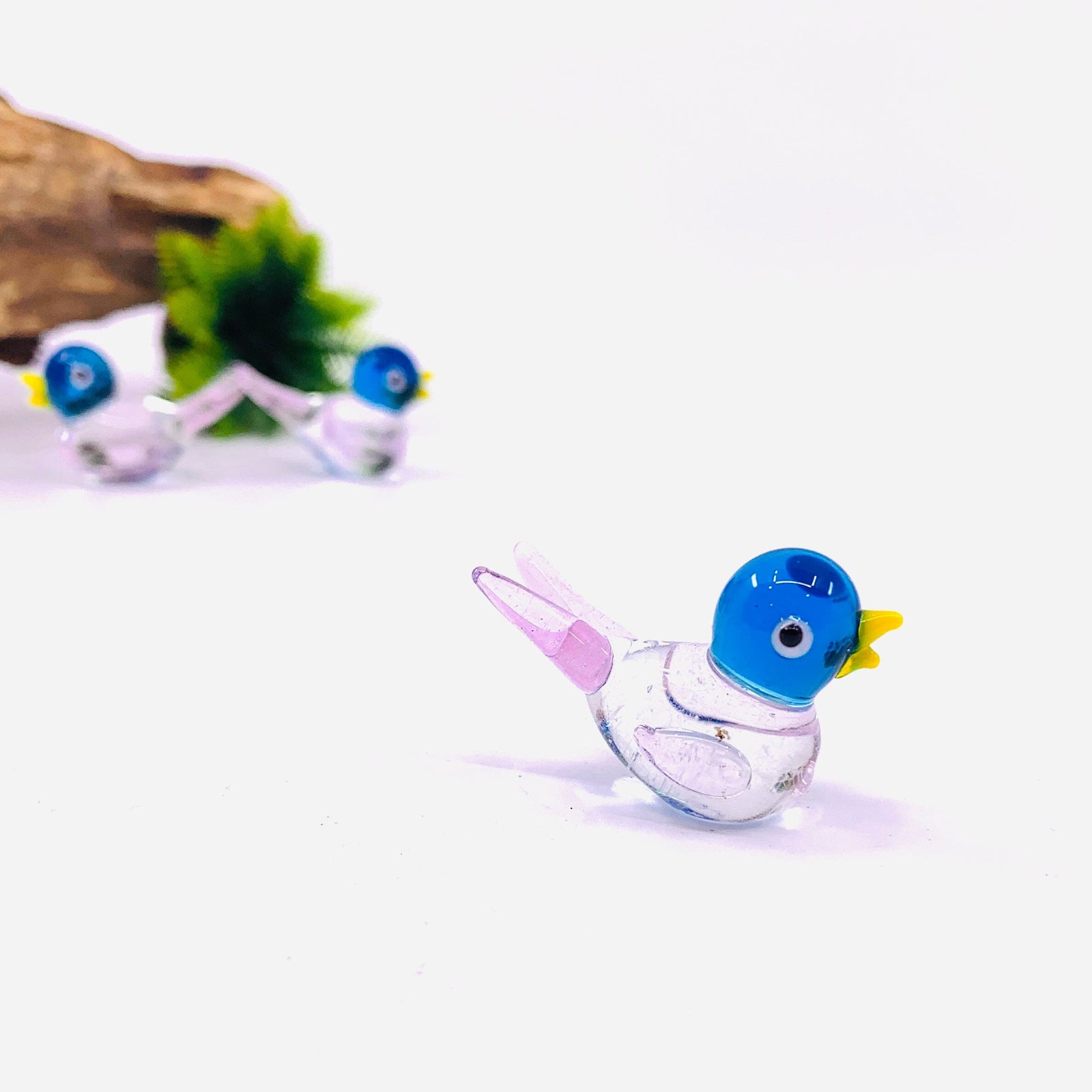 Pink and Blue Duck 277 Miniature Alex 