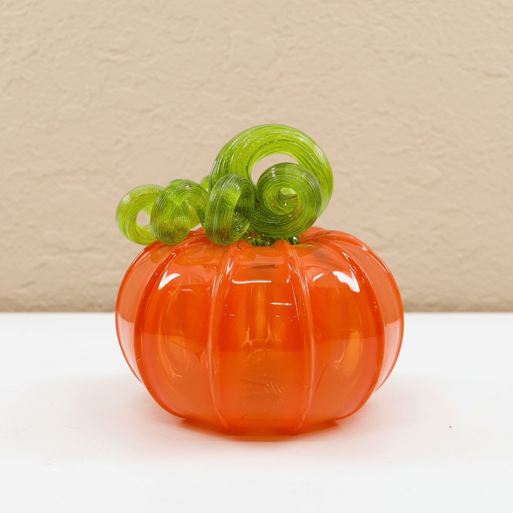 Daily Pumpkin 12 Squat Gabby Luke Adams Glass Blowing Studio 