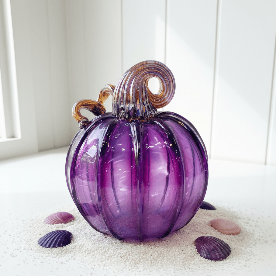 Daily Pumpkin 1301 Squat Gabby Luke Adams Glass Blowing Studio 