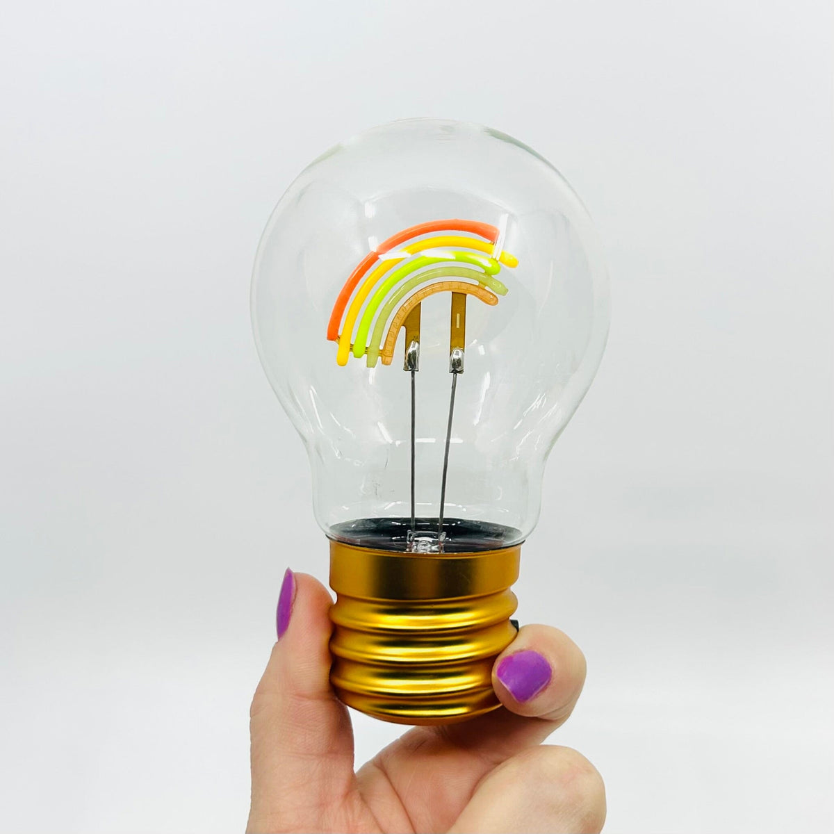 Neon Rainbow Lightbulb 29TONIGHT 