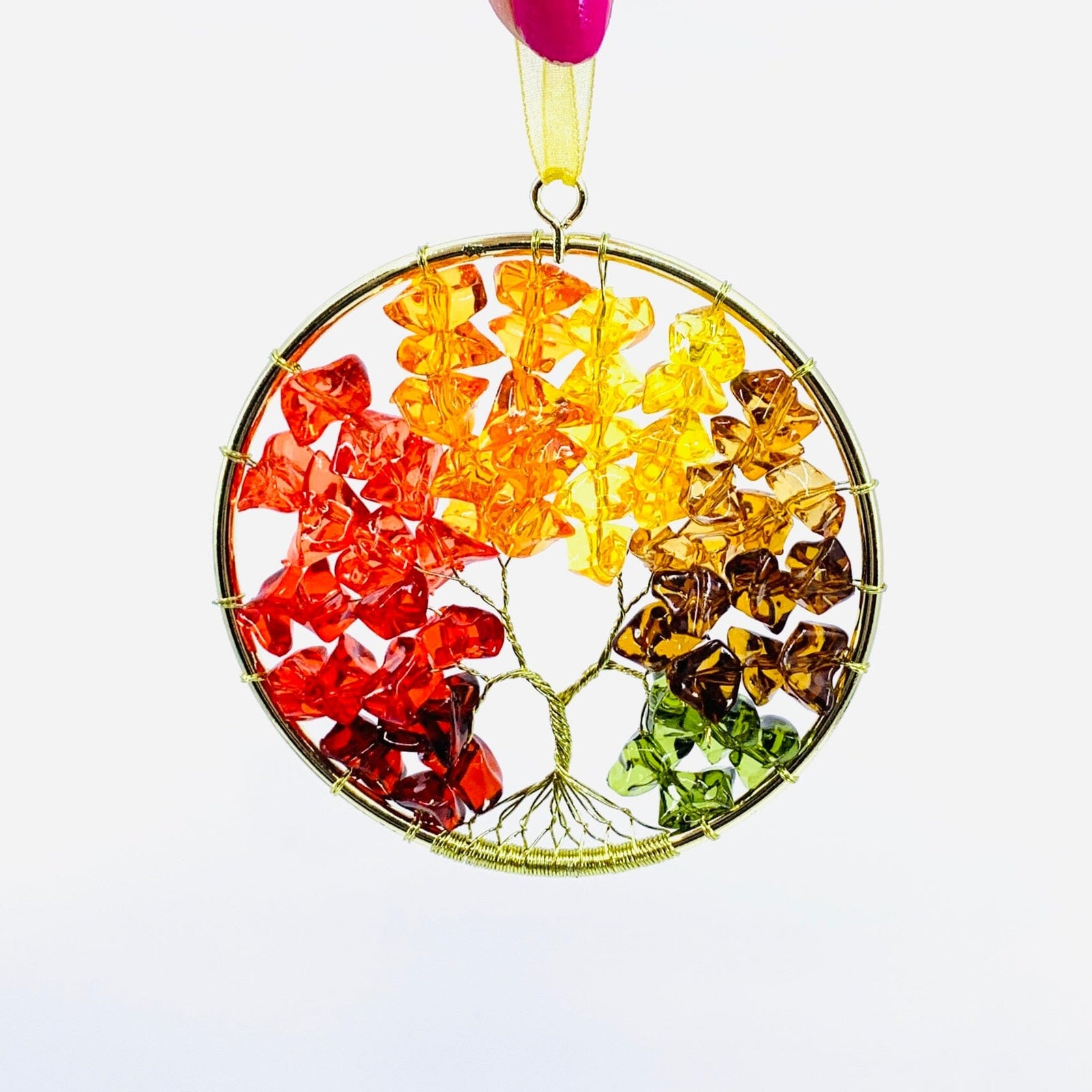 Fall Crystal Tree Ornament Ornament GANZ 