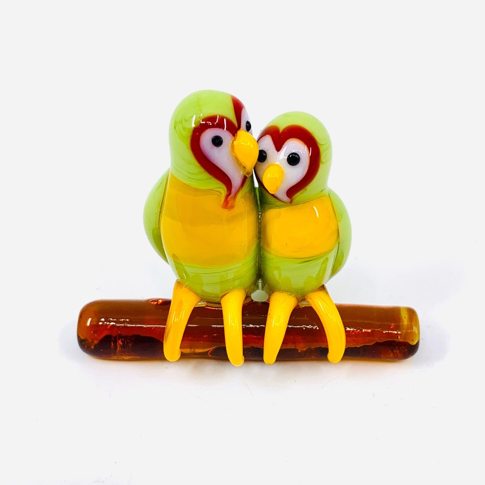 Glass Love Birds Miniature - 
