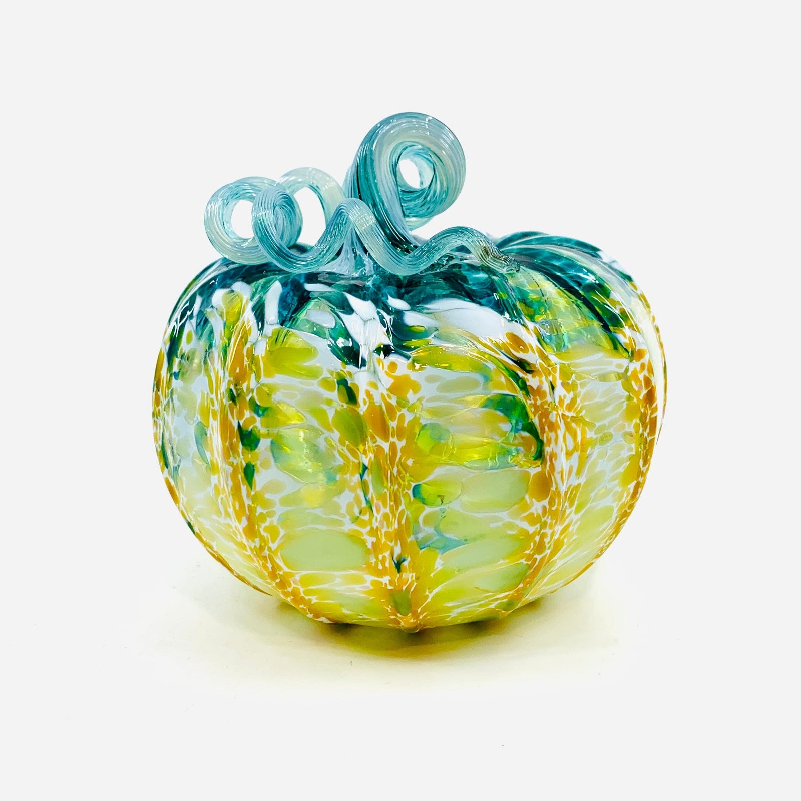 Daily Pumpkin 3371 Beachy Squat Gabby Luke Adams Glass Blowing Studio 