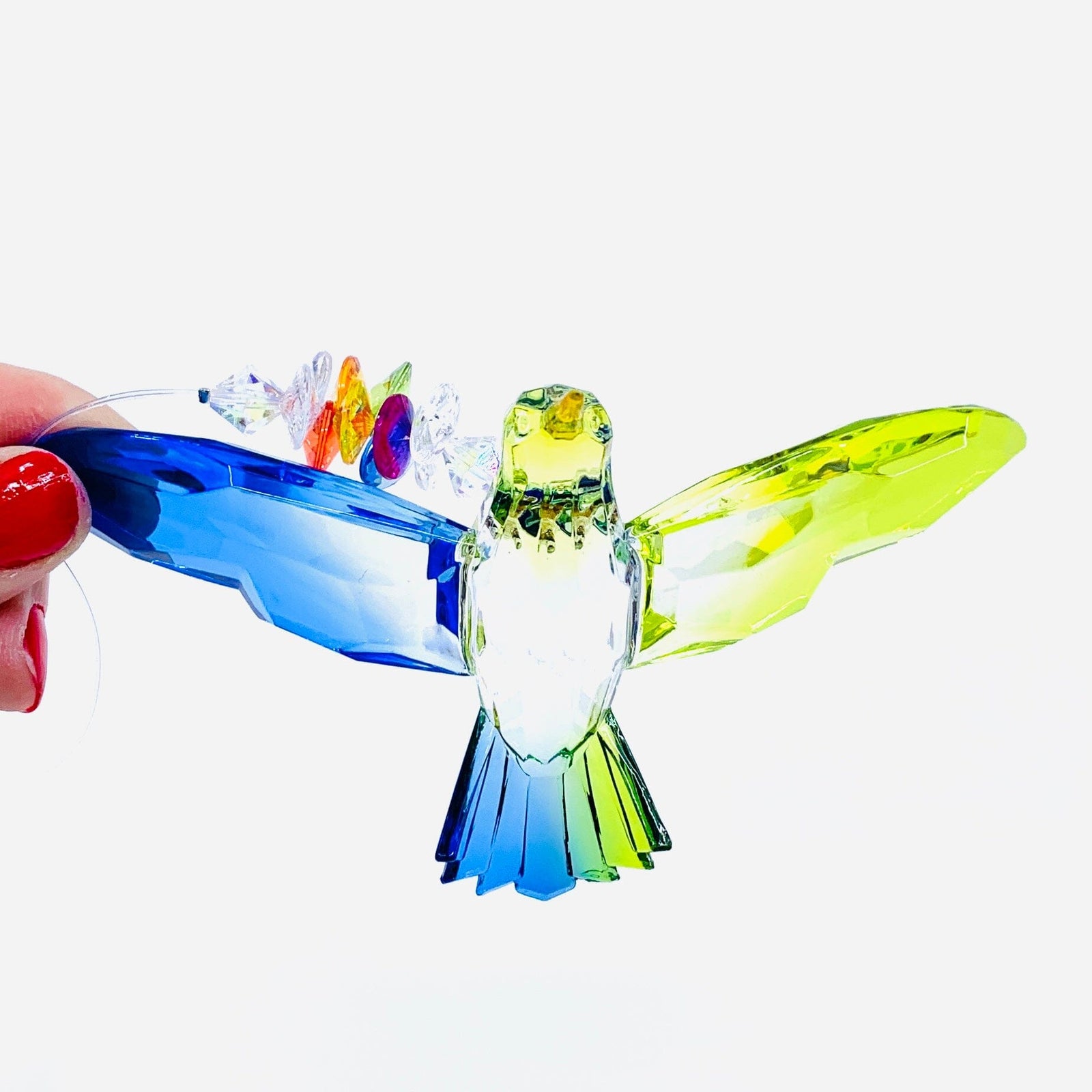 Hummingbird Crystal Ornament, 1 Ornament GANZ 