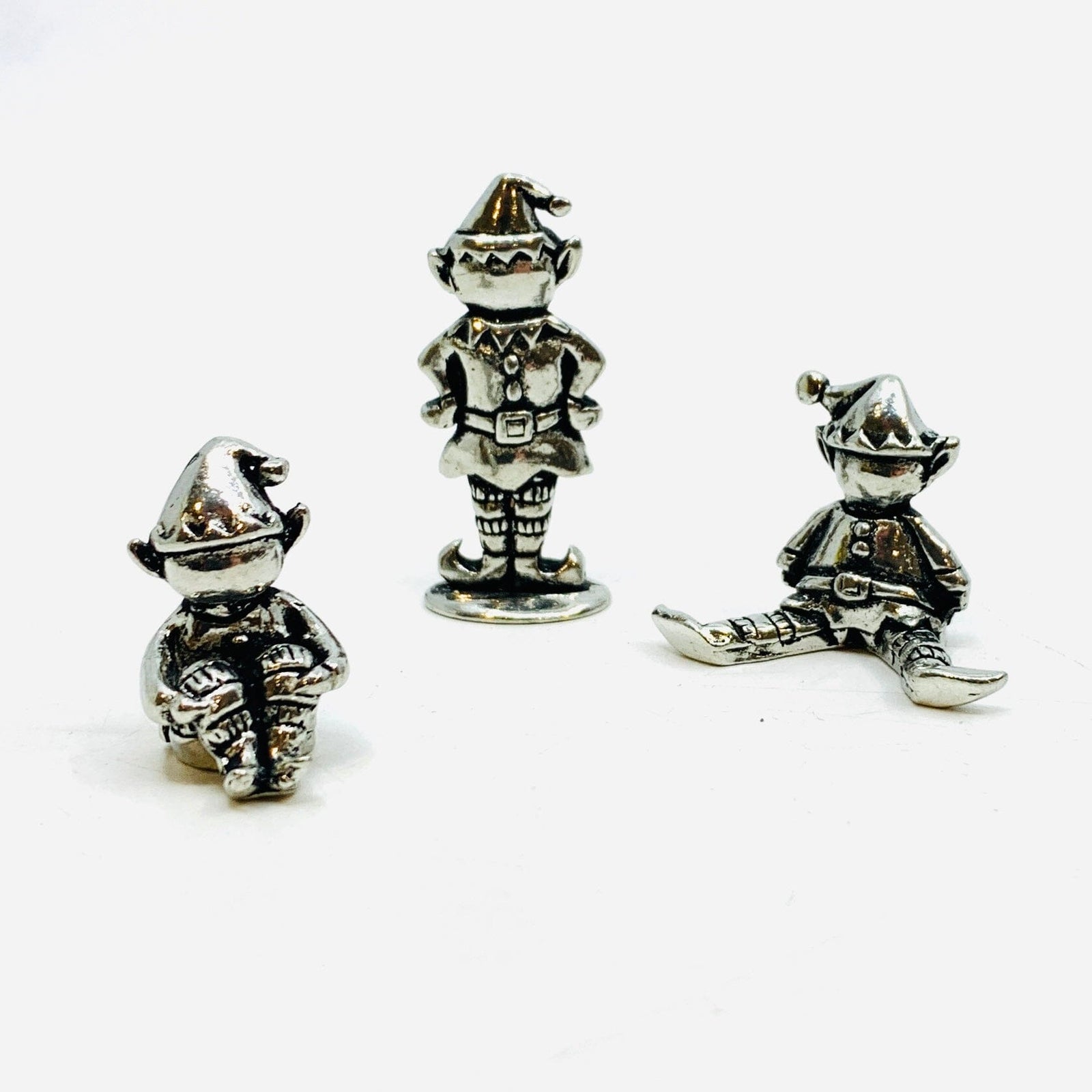 Miniature 3pc. Pewter Pocket Elves Set Miniature Basic Spirit 