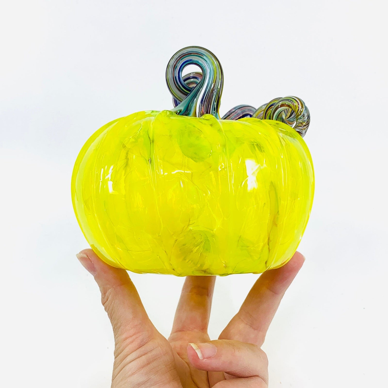Daily Pumpkin 2842 Oops Squat Gabby Luke Adams Glass Blowing Studio 