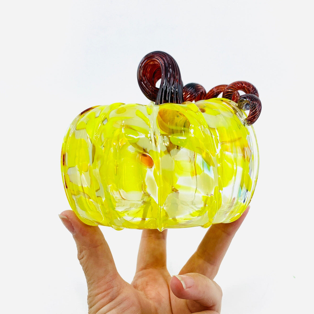 Daily Pumpkin 2908 Oops Squat Gabby Luke Adams Glass Blowing Studio 