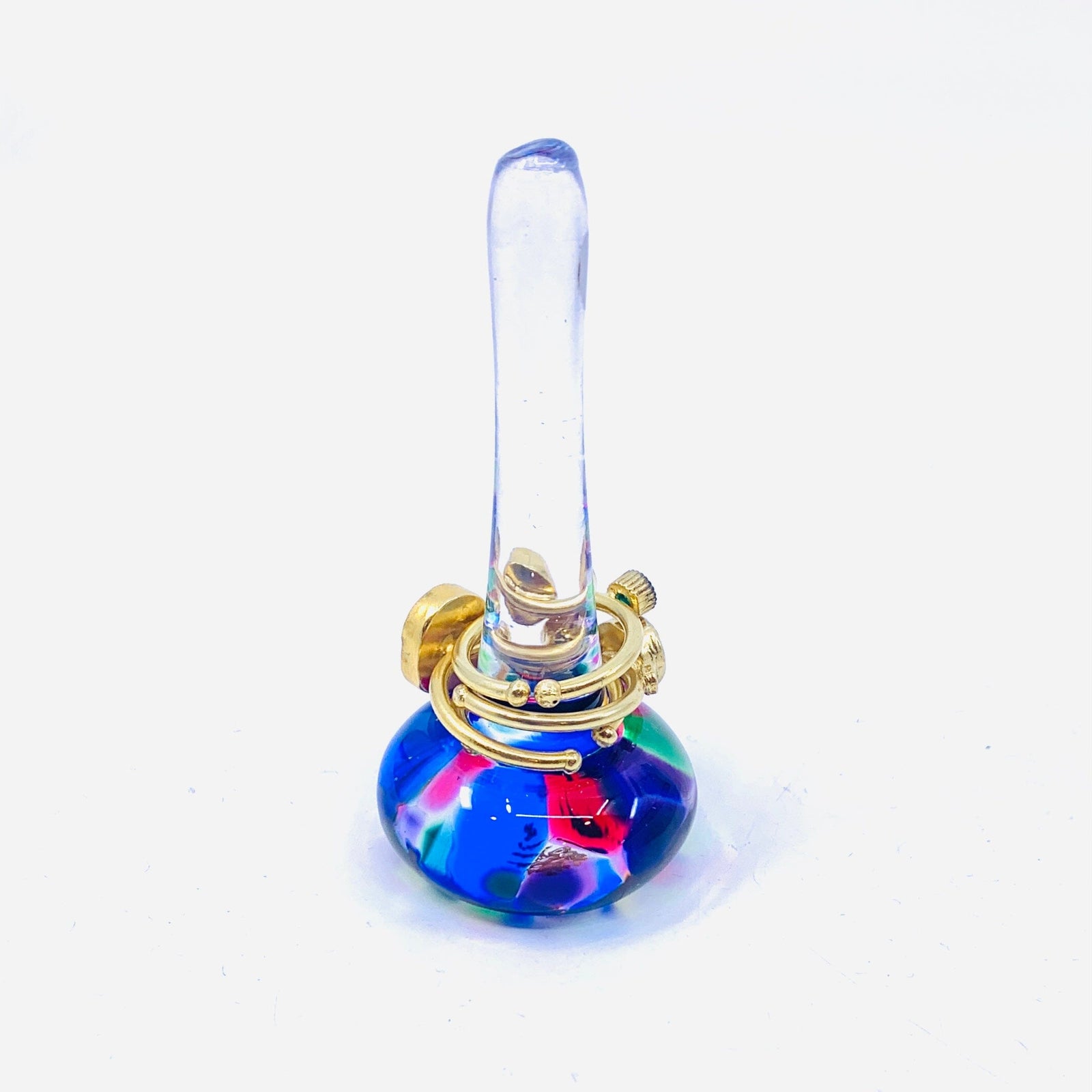 Artisan Glass Ring Holder, 12 Confetti Henrietta Glass 