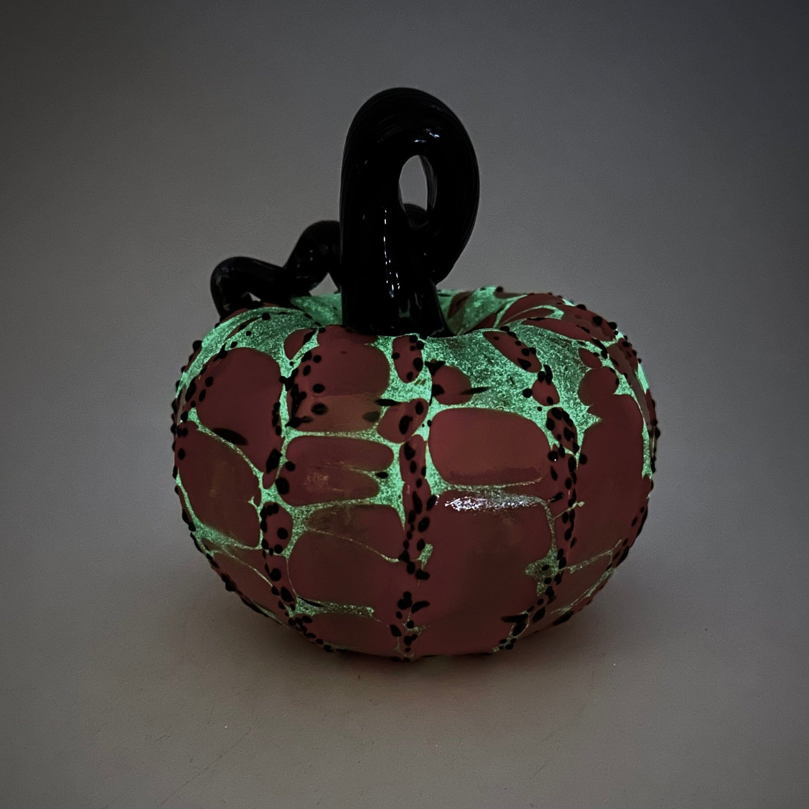 Daily Glow Pumpkin 520 Fall Squat Daily Pumpkin Luke Adams Glass Blowing Studio 