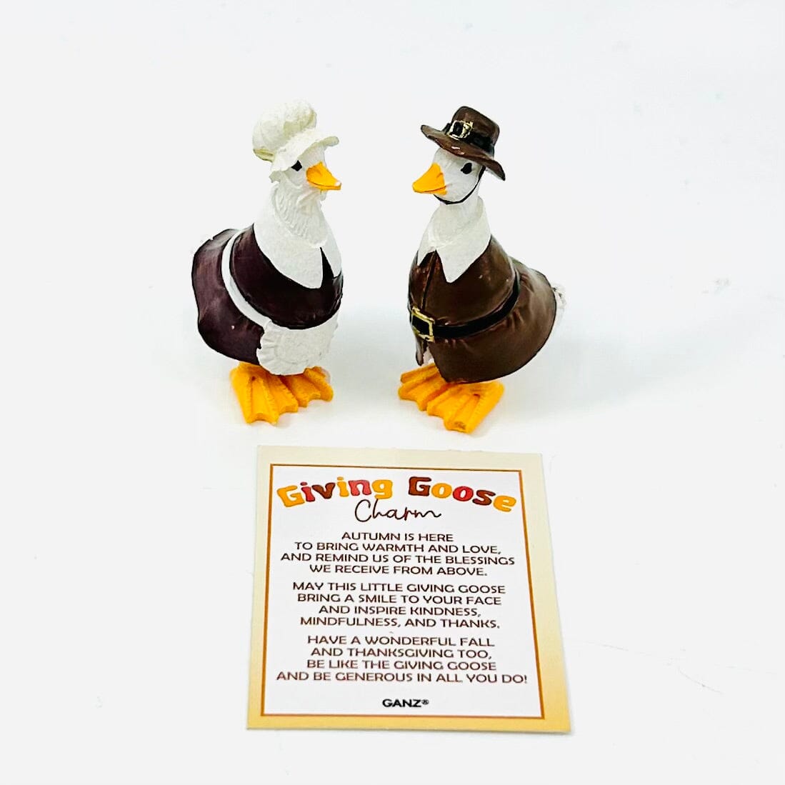 Giving Goose Pocket Charm PT34 Miniature GANZ 