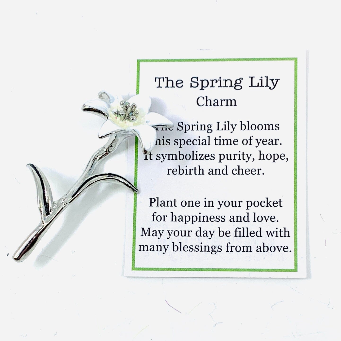 The Spring Lily Charm - PT 116 Miniature GANZ 