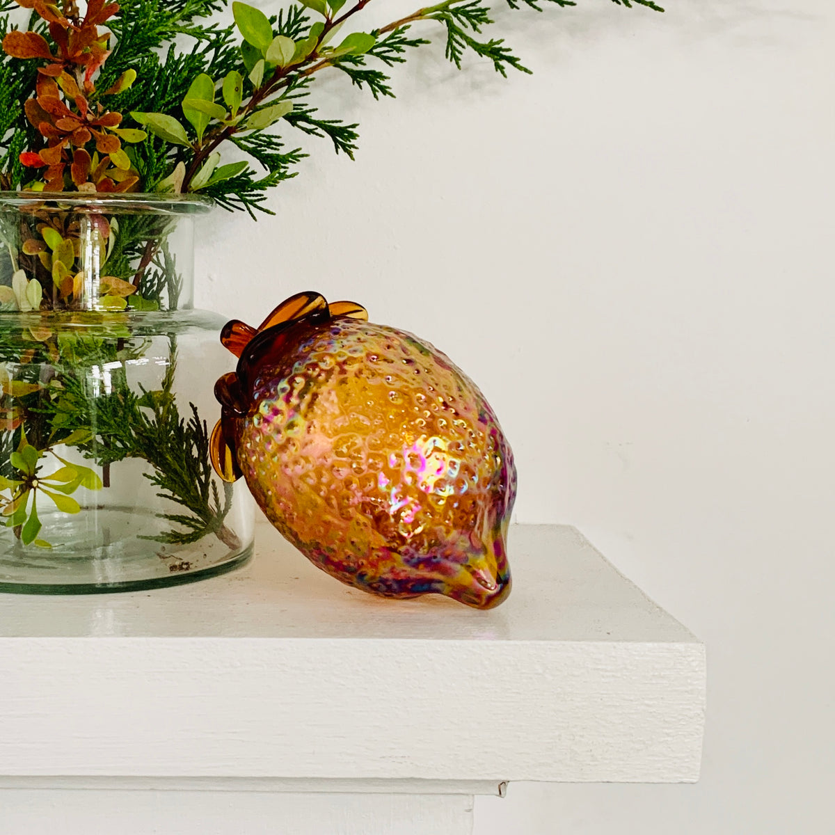 Glass Acorn, Iridescent