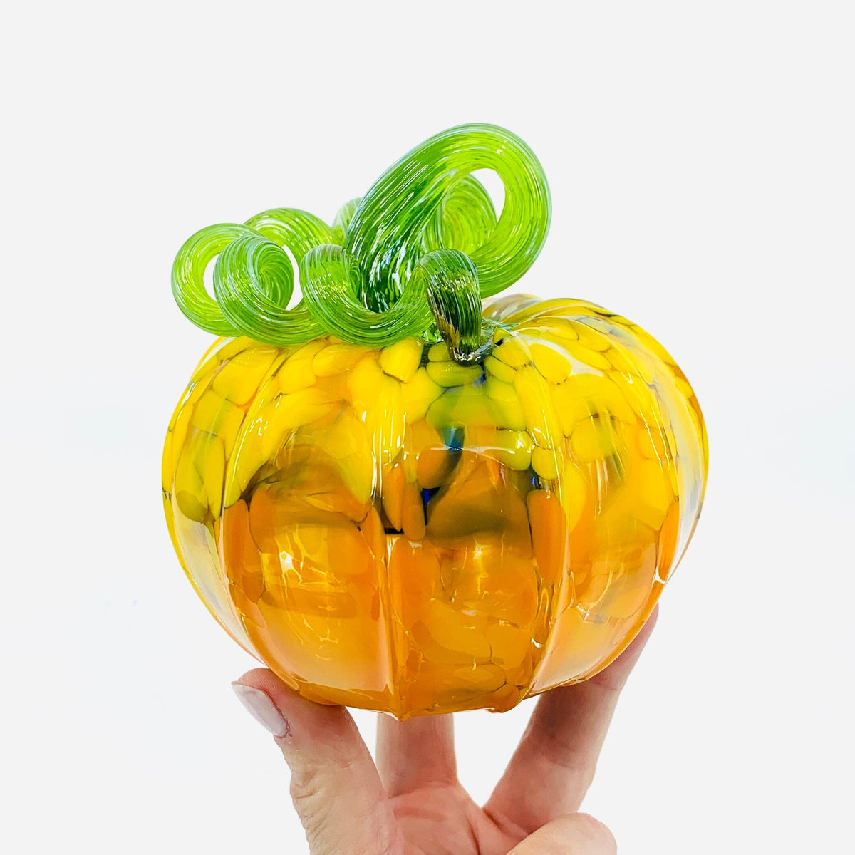 Daily Pumpkin 3778 Squat Gabby Luke Adams Glass Blowing Studio 