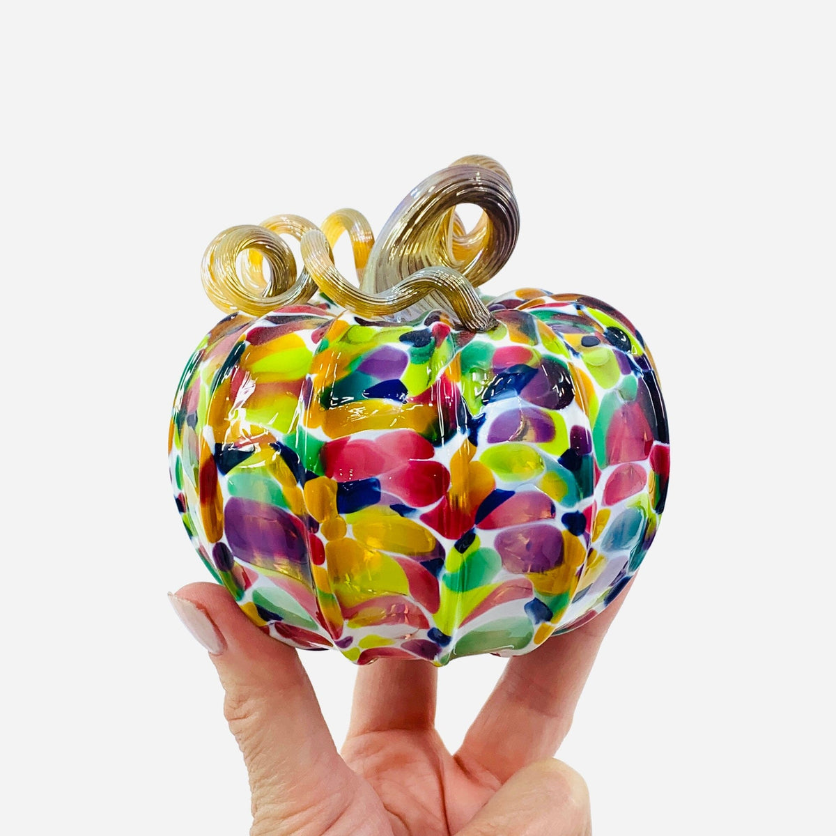 Daily Pumpkin 370 Fall Jumbo Mini Daily Pumpkin Luke Adams Glass Blowing Studio 