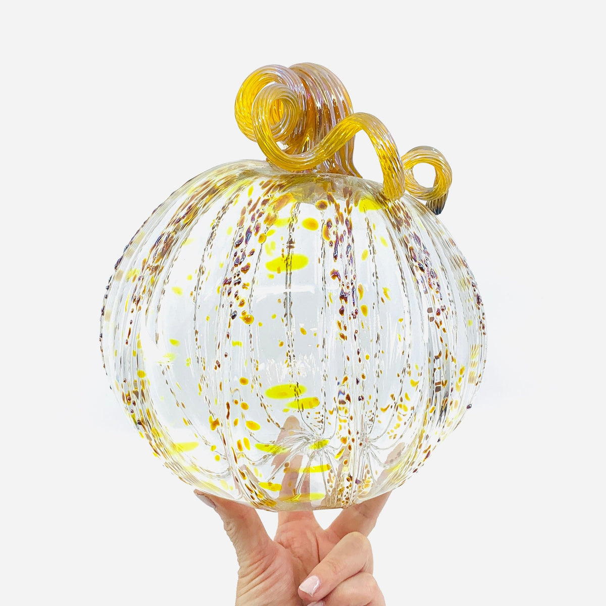 Daily Pumpkin 261 Large Gabby Luke Adams Glass Blowing Studio 