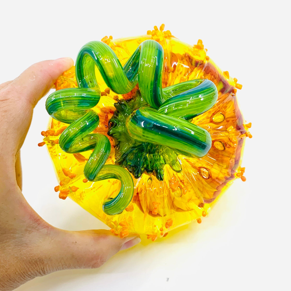 Daily Pumpkin 2605 Squat Gabby Luke Adams Glass Blowing Studio 