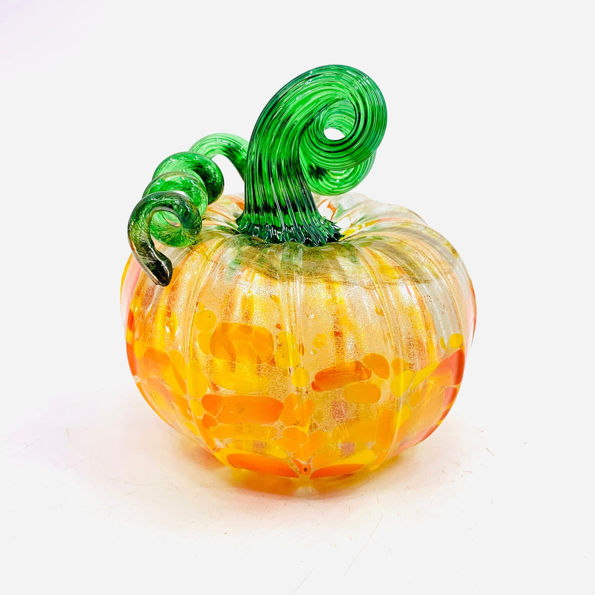 Daily Glow Pumpkin 235 Fall Squat Daily Pumpkin Luke Adams Glass Blowing Studio 