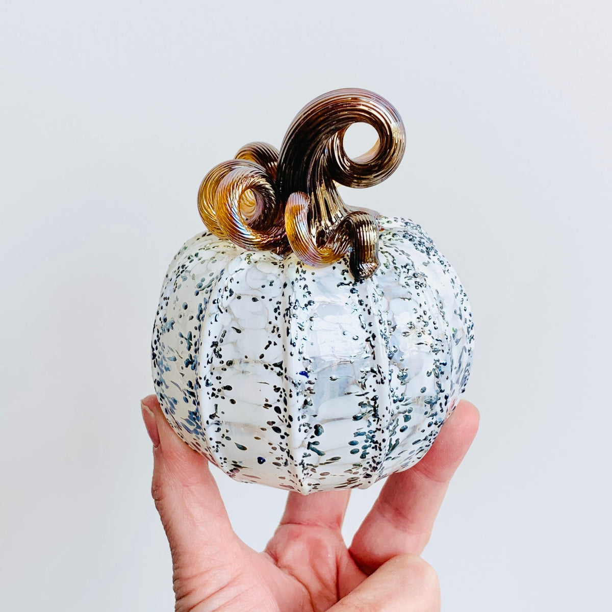 Daily Pumpkin 1738 Mini Gabby Luke Adams Glass Blowing Studio 