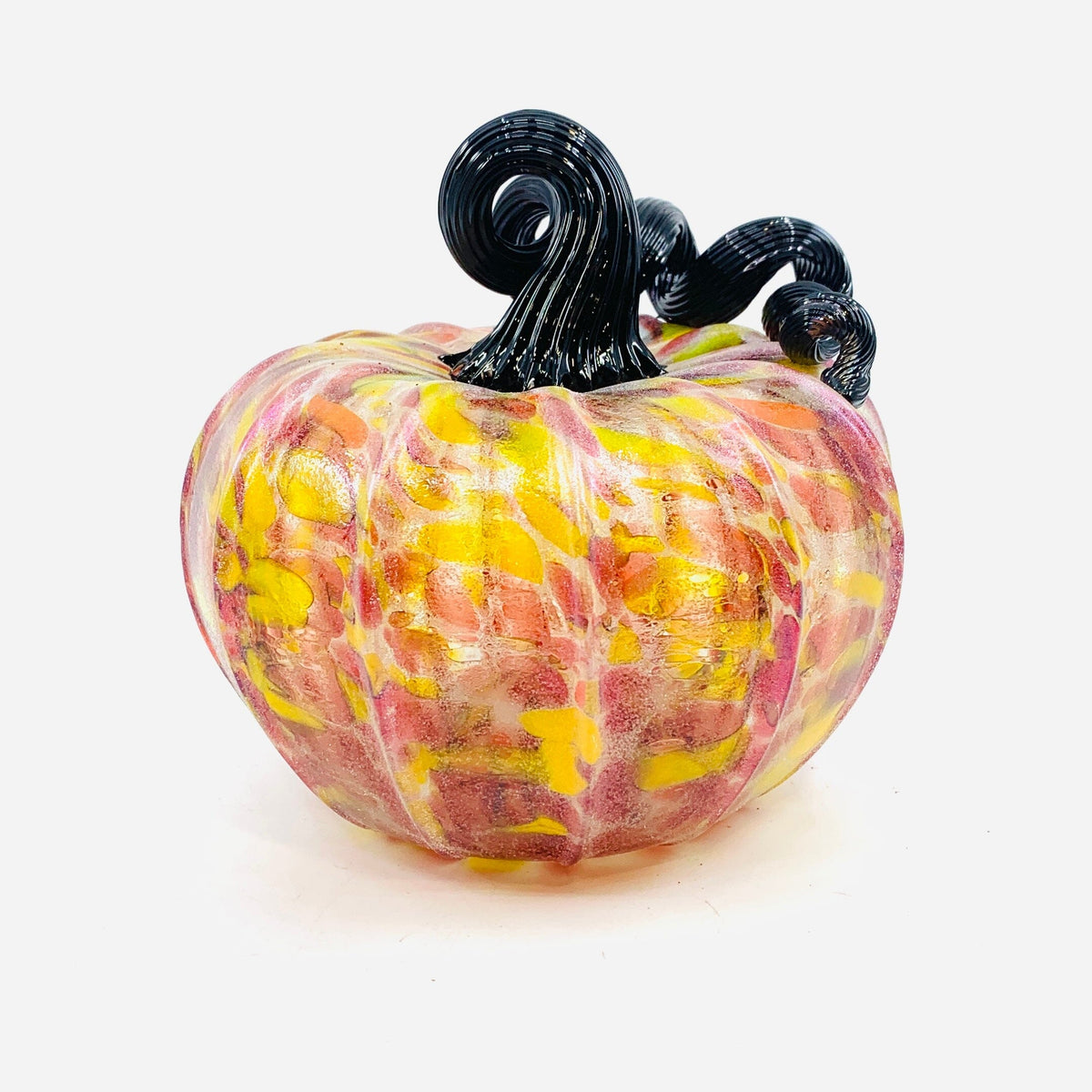 Daily Pumpkin 3879 Fall Shimmer Squat Gabby Luke Adams Glass Blowing Studio 