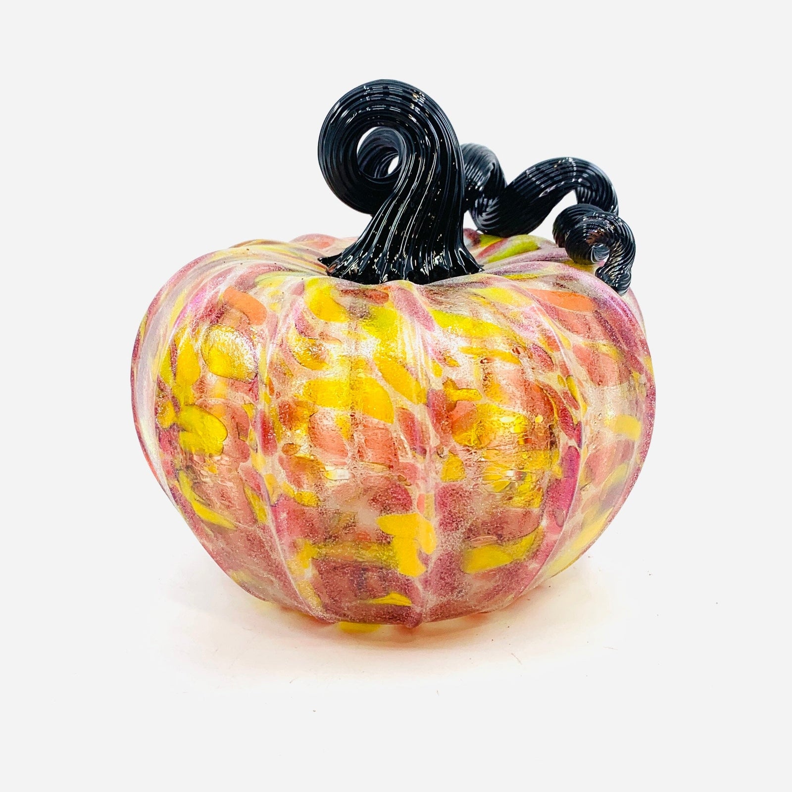 Daily Pumpkin 3879 Fall Shimmer Squat Gabby Luke Adams Glass Blowing Studio 