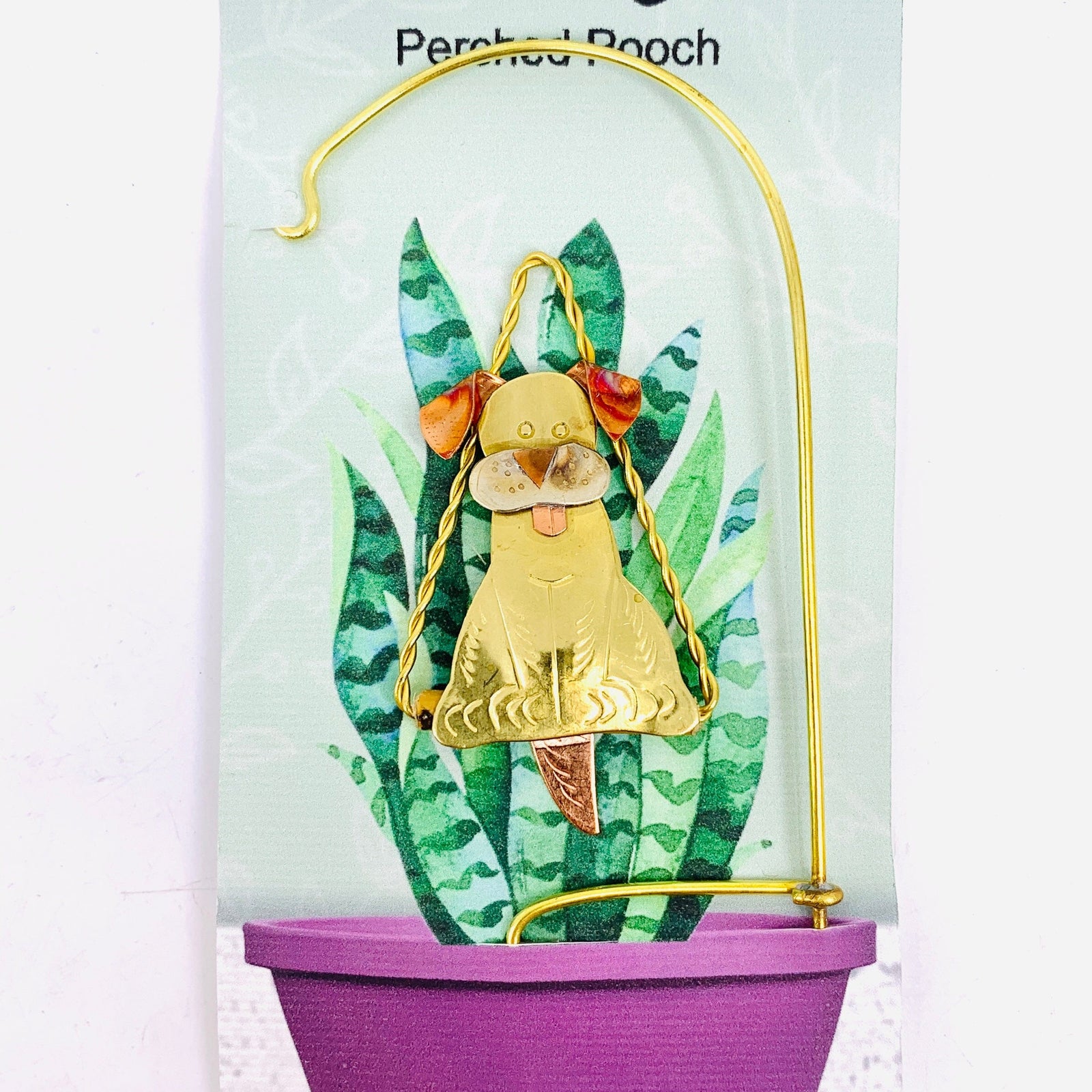 Plant Hangers 13, Perched Pooch Miniature Pilgrim Imports 