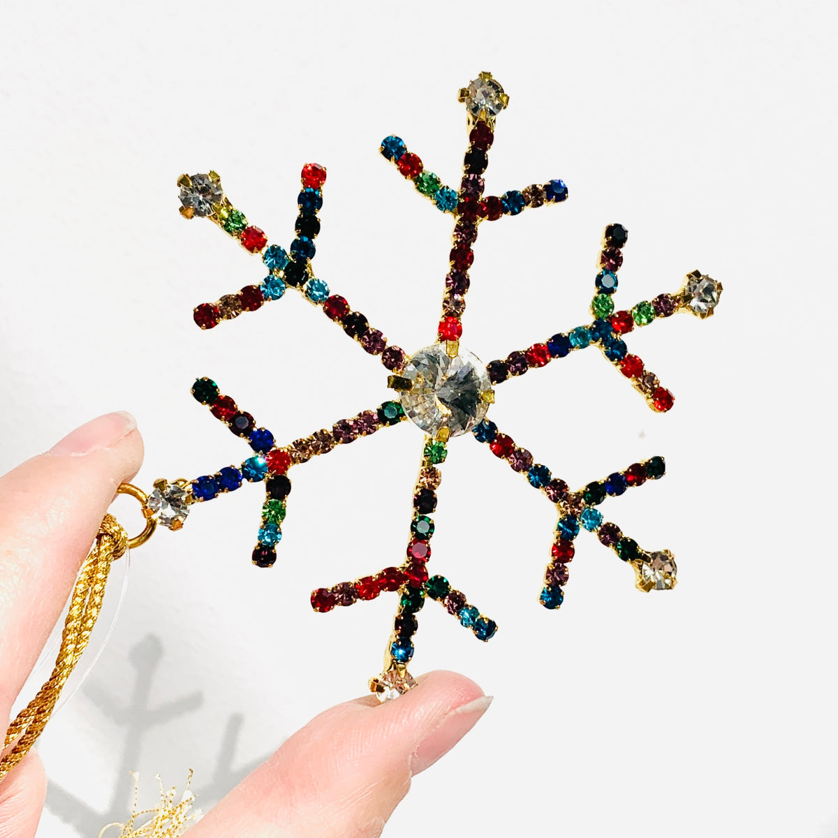 Snowflake Rhinestone Ornament 11