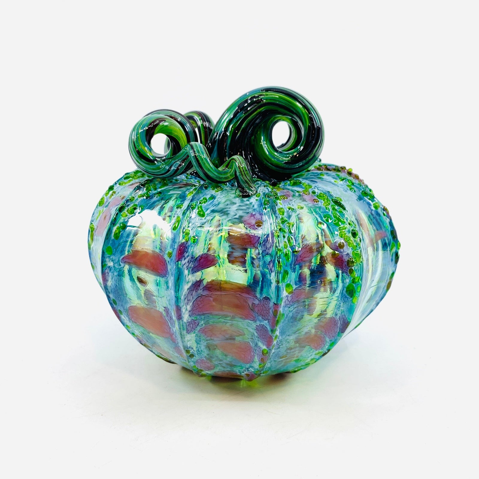 Daily Pumpkin 1378 Holiday Squat Gabby Luke Adams Glass Blowing Studio 