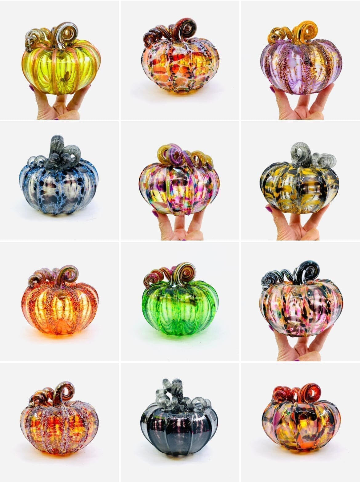 Cozy Bonfire Squat Pumpkin Inspo Luke Adams Glass Blowing Studio 