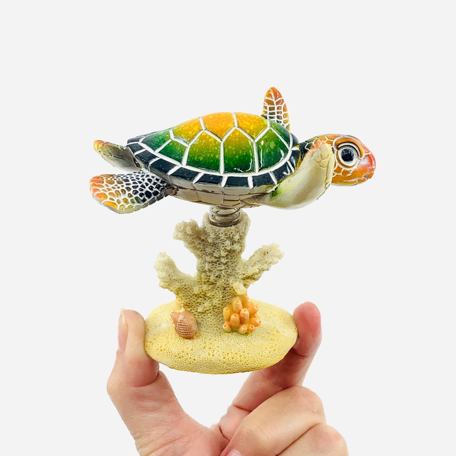 Green Sea Turtle Bobble-Head Décor Chesapeake Bay 