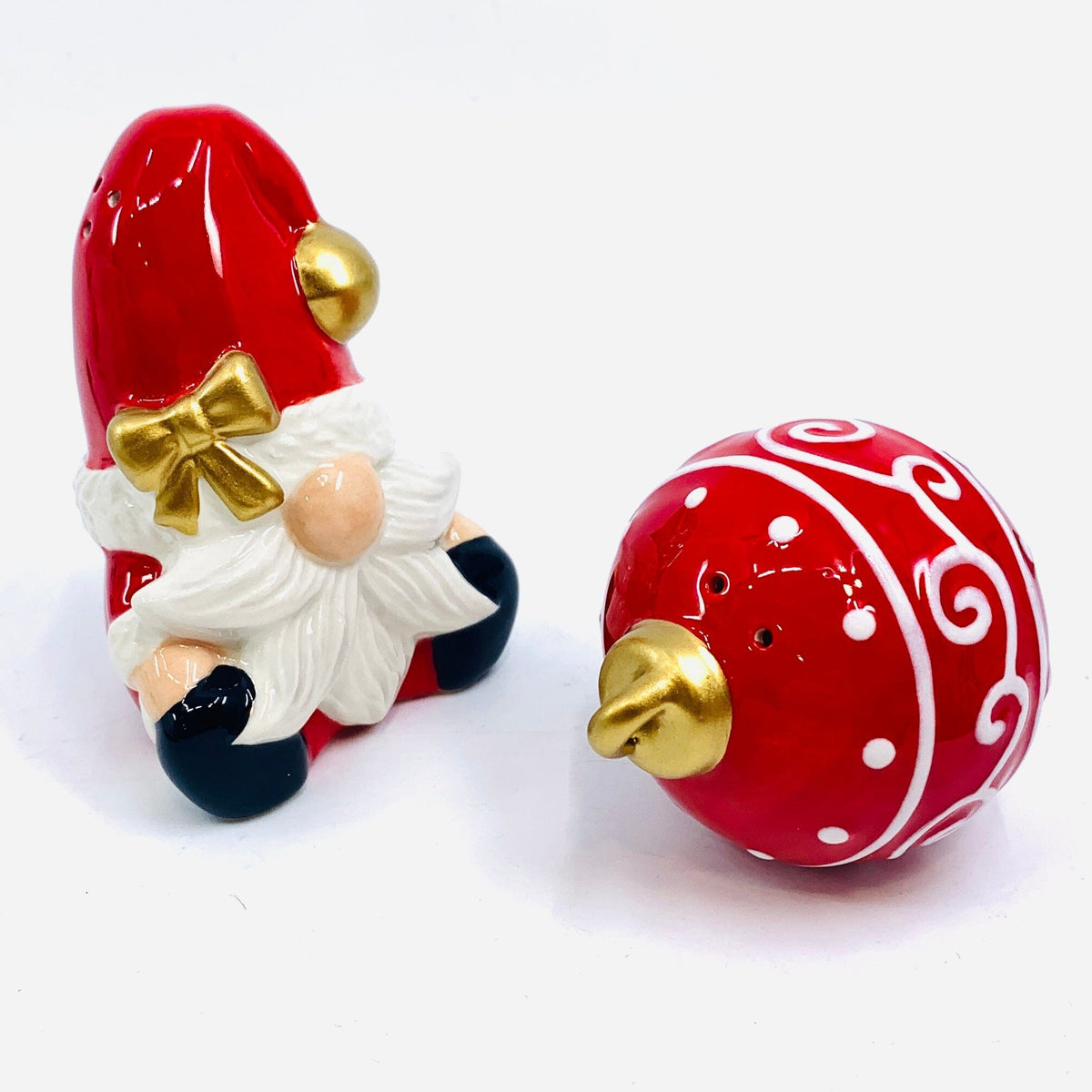 Santa Gnome Salt and Pepper Shakers COSMOS 