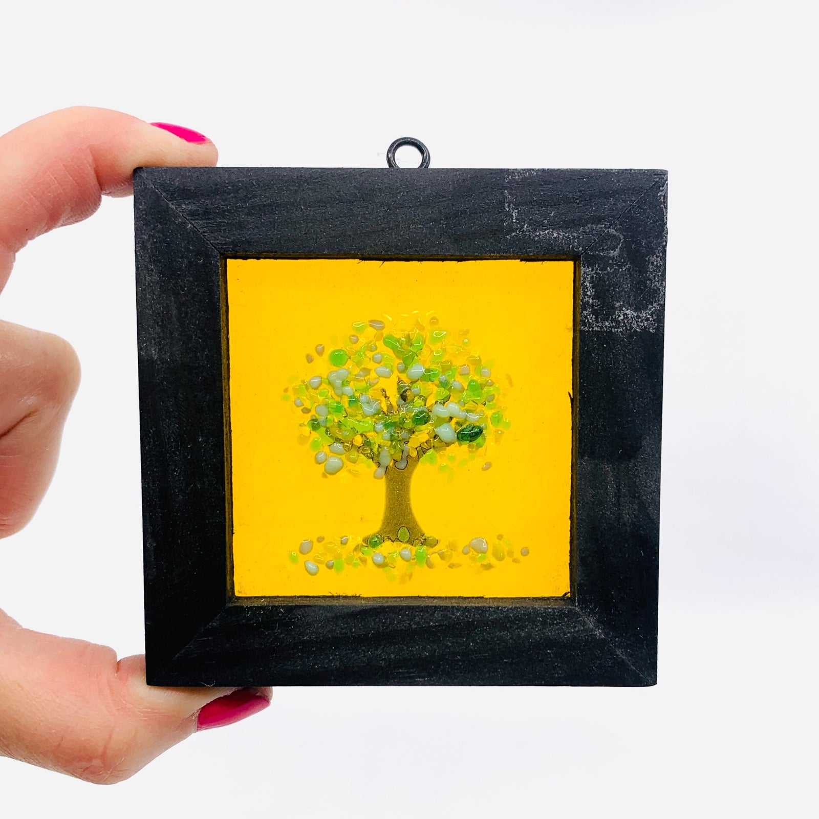 Fused Glass Tree of Life Shadow Box 4 Decor Glimmer Glass Gifts 
