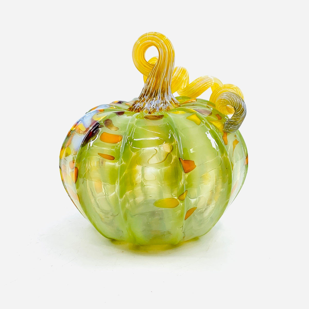 Daily Pumpkin 91 Fall Squat Gabby Luke Adams Glass Blowing Studio 