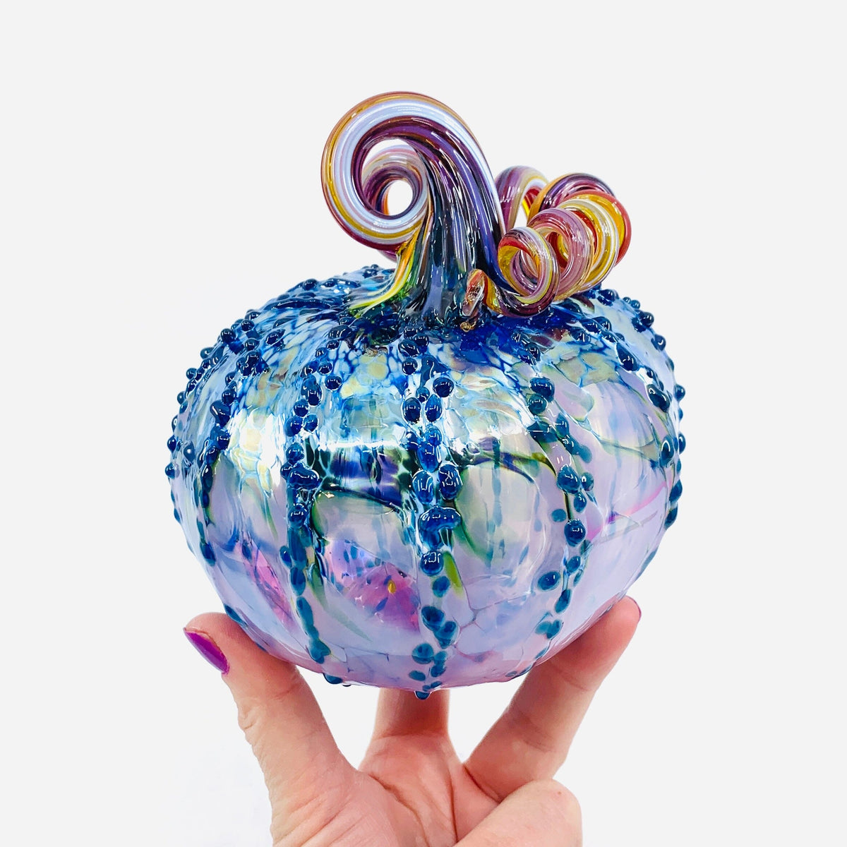 Daily Pumpkin 2973 Squat Gabby Luke Adams Glass Blowing Studio 