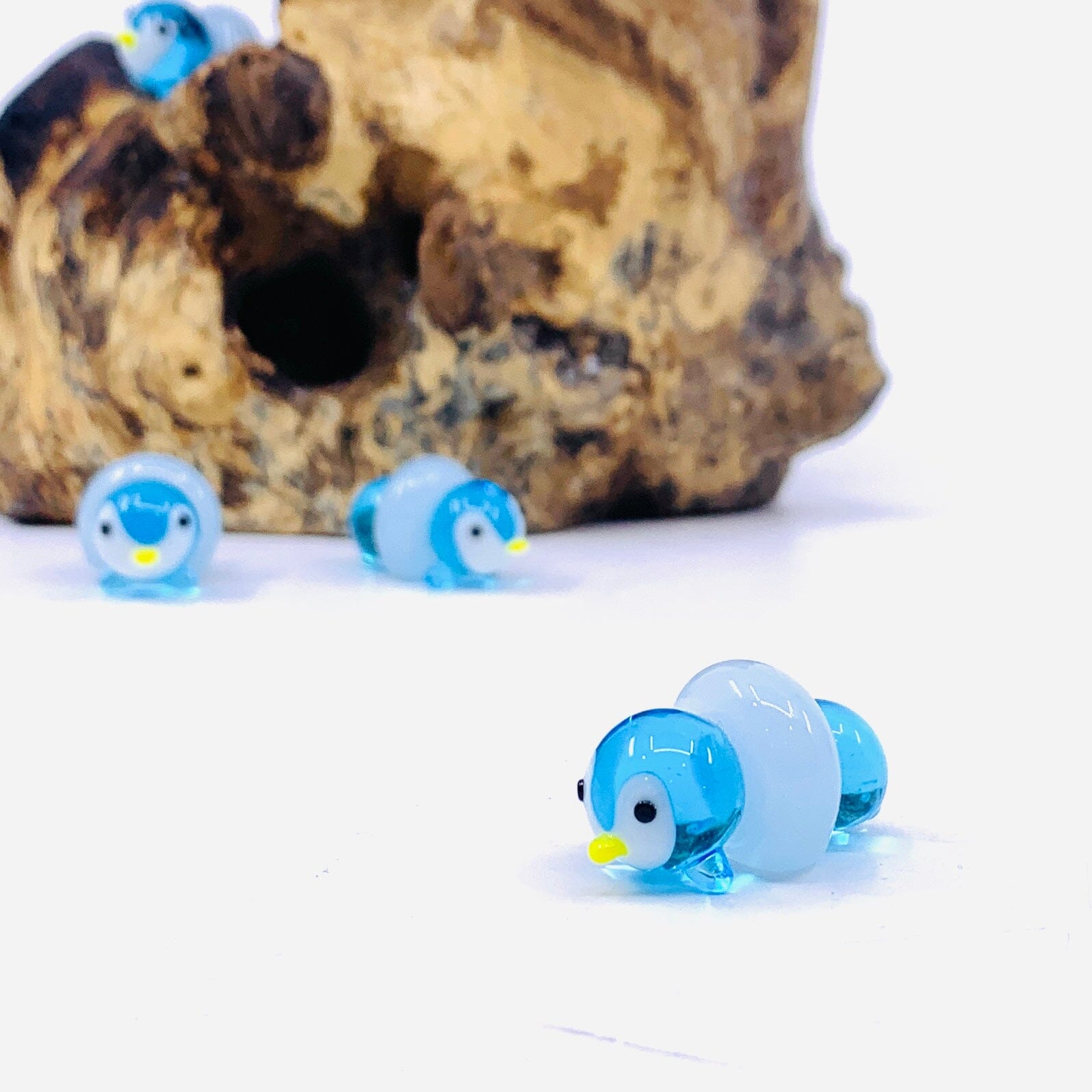 Baby Penguin in Pool Float 226 Miniature - 